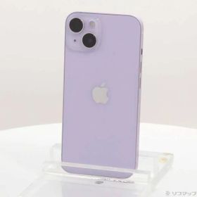 〔中古品〕 iPhone14 128GB パープル MPUY3J／A SIMフリー【276】
