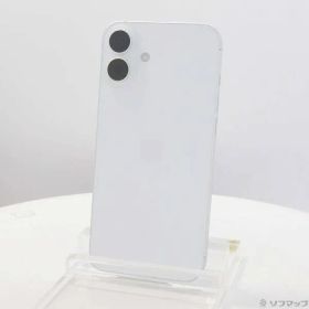〔中古品〕 iPhone16 Plus 256GB ホワイト MXVH3J／A SIMフリー【377】