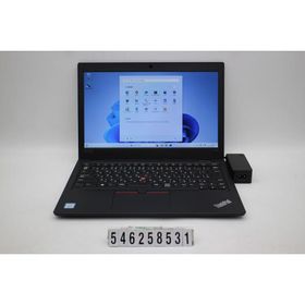 ノートパソコン Lenovo ThinkPad L380 Core i3 8130U 2.2GHz/8GB/256GB(SSD)/13.3W/FWXGA(1366x768)/Win11