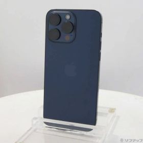 〔中古品〕 iPhone15 Pro Max 256GB ブルーチタニウム MU6T3J／A SIMフリー【297】