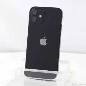 〔中古品〕 iPhone12 128GB ブラック MGHU3J／A SIMフリー【344】