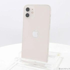 〔中古品〕 iPhone12 256GB ホワイト MGJ13J／A SIMフリー【377】