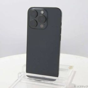 〔中古品〕 iPhone15 Pro 256GB ブラックチタニウム MTUC3J／A SIMフリー【262】