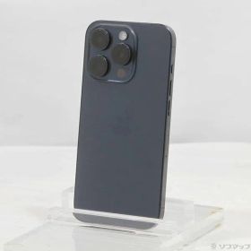 〔中古品〕 iPhone15 Pro 256GB ブルーチタニウム MTUG3J／A SIMフリー【348】