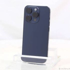 〔中古品〕 iPhone15 Pro 256GB ブルーチタニウム MTUG3J／A SIMフリー【258】
