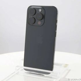 〔中古品〕 iPhone15 Pro 512GB ブラックチタニウム MTUH3J／A SIMフリー【344】