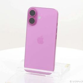 〔中古品〕 iPhone16 128GB ピンク MYDT3J／A SIMフリー【371】
