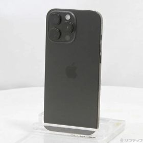 〔中古品〕 iPhone16 Pro Max 256GB ブラックチタニウム MYWG3J／A SIMフリー【196】