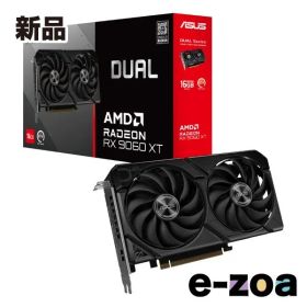 ASUS エイスース Dual Radeon RX 9060 XT 16GB GDDR6 グラフィックボード 転送不可 DUAL-RX9060XT-16G (2658523)