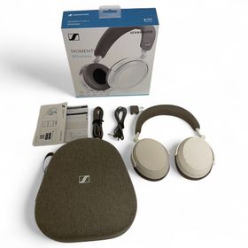 ● ゼンハイザー SENNHEISER ワイヤレスヘッドホン MOMENTUM 4 Wireless ホワイト 高性能ドライバー 1100-2782(ヘッドフォン/イヤフォン)