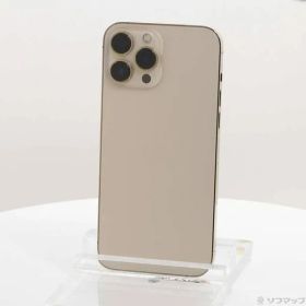 〔中古品〕 iPhone13 Pro Max 256GB ゴールド MLJA3J／A SIMフリー【344】
