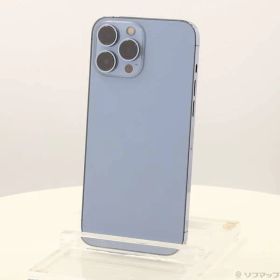 〔中古品〕 iPhone13 Pro Max 256GB シエラブルー MLJD3J／A SIMフリー【344】