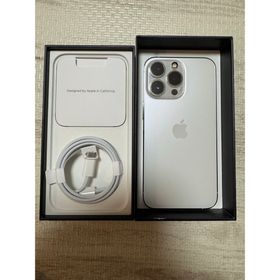 アップル(Apple)のApple iPhone 13pro 256gd シルバー ホワイト 充電器付き(スマートフォン本体)