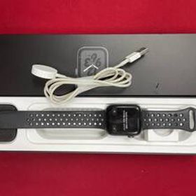 Apple Watch series4 WR-50M 40mm 腕時計 充電器ケーブル 箱付 ブラック GPS アルミニュウム WM-35