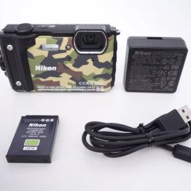 【極上品】ニコン Nikon デジタルカメラ COOLPIX W300 GR クールピクス カムフラージュ 防水 [D10118A]