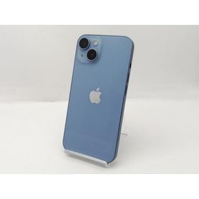 【中古】Apple au 【SIMフリー】 iPhone 14 128GB ブルー MPVJ3J/A【新宿2】保証期間１ヶ月【ランクC】