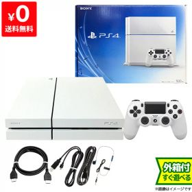 PS4 プレステ4 プレイステーション4 本体 500GB グレイシャー・ホワイト CUH1100AB02 完品 PlayStation4 SONY ソニー 4948872413930 【中古】