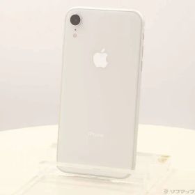 〔中古品〕 iPhoneXR 64GB ホワイト MT032J／A SIMフリー【247】