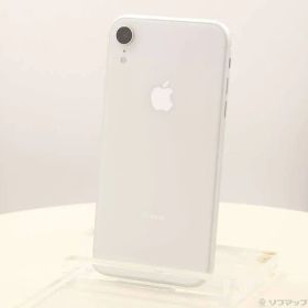 〔中古品〕 iPhoneXR 64GB ホワイト NT032J／A SIMフリー【247】