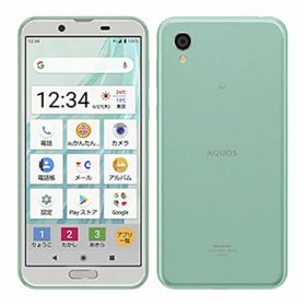 【中古】【安心保証】 AQUOS sense2 かんたん SHV43[32GB] au ミントグリーン
