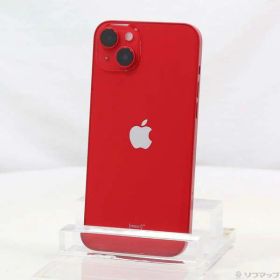 【中古】Apple(アップル) iPhone14 Plus 256GB プロダクトレッド MQ4P3J／A SIMフリー 【198-ud】