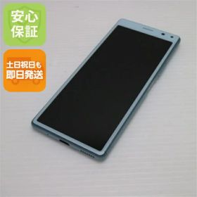 【中古】超美品 SOV42 ブルー スマホ 白ロム 中古スマホ 本体 土日祝発送OK