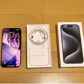 アップル(Apple)のアップル iPhone15 Pro 256GB ブルーチタニウム(スマートフォン本体)