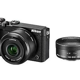 【中古】Nikon ミラーレス一眼 Nikon1 J5 ダブルレンズキット ブラック J5WLKBK