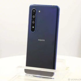 【中古】SHARP(シャープ) AQUOS R5G 256GB アースブルー 908SH SoftBank 【352-ud】