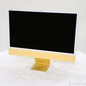 iMac 24-inch Mid-2021 Z12S0005V Apple M1 8コアCPU_8コアGPU 8GB SSD256GB イエロー 〔15.7 Sequoia〕
