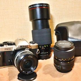 nikon FM10 レンズキット レンズ３本 単焦点 ズーム 作例あり