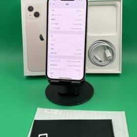 ★美品・海外版 iPhone 13 128GB SIMフリー 最大容量87% 格安SIM可 Apple MLPH3ZD/A ピンク 中古 新古品 BP6101 R3