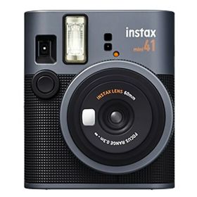 チェキ インスタントカメラ instax mini 41 富士フイルム FUJIFILM 明るさオート クローズアップ撮影 自動露光調整 乾電池式 クラシックデザイン ブラック INSMINI41 ◆宅 【楽天ロジ発送】