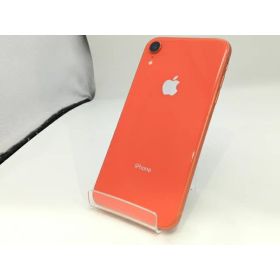 【中古】Apple docomo 【SIMロック解除済み】 iPhone XR 64GB コーラル MT0A2J/A【浜松駅前】保証期間1ヶ月【ランクC】