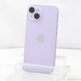 〔中古品〕 iPhone14 128GB パープル MPUY3J／A SIMフリー【198】