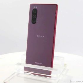 【中古】SONY(ソニー) Xperia 5 64GB レッド SO-01M docomo 【305-ud】