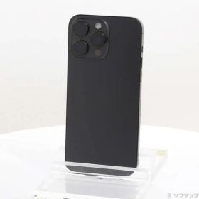 〔中古品〕 iPhone15 Pro Max 256GB ブラックチタニウム MU6P3J／A SIMフリー【297】