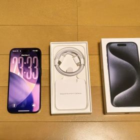 Apple iPhone 15 Pro ブルーチタニウム 本体