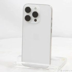 〔中古品〕 iPhone15 Pro 512GB ホワイトチタニウム MTUJ3J／A SIMフリー【262】