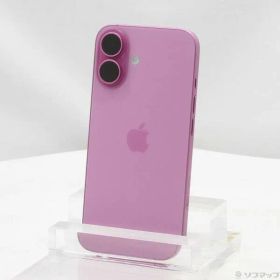 〔中古品〕 iPhone16 128GB ピンク MYDT3J／A SIMフリー【305】