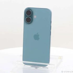 〔中古品〕 iPhone16 256GB ティール MYE13J／A SIMフリー【258】