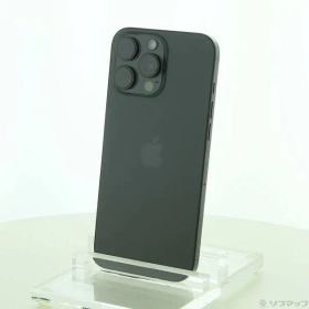 〔中古品〕 iPhone16 Pro Max 256GB ブラックチタニウム MYWG3J／A SIMフリー【196】