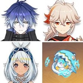 フリンズ+ムアラニ+夢見月瑞希+楓原万葉+サーフィンタイム+天空の巻+ジン+刻晴+ディシア+七七 | 原神のアカウントデータ、RMTの販売・買取一覧