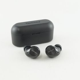 パナソニック(Panasonic)のPanasonic Technics EAH-AZ40M2 完全ワイヤレスイヤホン USED美品 ノイズキャンセリング ANC 外音取込 マイク ブラック 完動品 V1937(ヘッドフォン/イヤフォン)