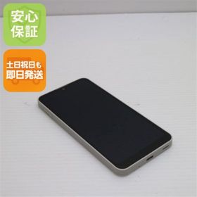 シャープ(SHARP)の新品同様 AQUOS wish A104SH アイボリー M777(スマートフォン本体)