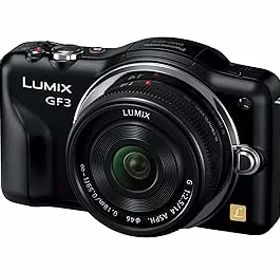 【中古】(非常に良い)パナソニック ミラーレス一眼カメラ LUMIX GF3 レンズキット エスプリブラック DMC-GF3C-K