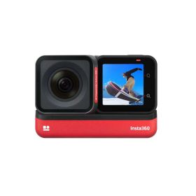 【中古】Insta360 ONE RS 4K版 アクションカメラ レンズ交換式 4Kブーストレンズ 独自技術FlowState手ブレ補正 4800万画素 IPX8防水 6K広角モード AI編集 アクティブHDR 4K/60fps ウェアラブルカメラ スポーツカメ