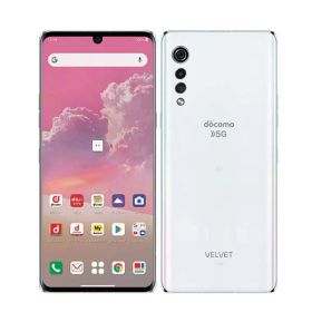 【中古】 L-52A LG VELVET オーロラホワイト SIMフリー 本体 ドコモ スマホ【送料無料】 l52aw7mtm