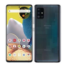 【中古】 SC-54A Galaxy A51 5G プリズムブリックスブラック sc54abk8mtm