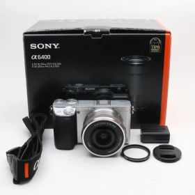 SONY(ソニー) APS-C ミラーレス一眼カメラ α6400 パワーズームレンズキット(同梱レンズ:SELP1650) シルバー ILCE-6400L S
